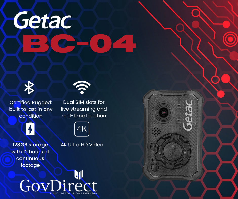 Unleashing 4K Ultra HD Clarity Getac BC04 Body Camera